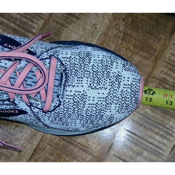 Brooks Adrenaline GTS 21 Running Shoes Women's Size 10 White Blue Pink Comfort - Picture 15 of 16